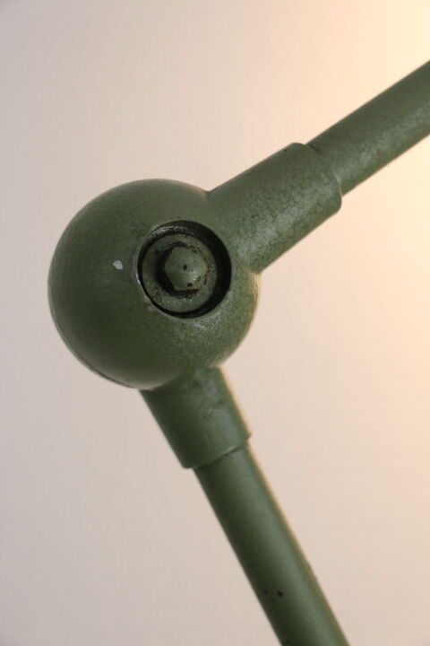 Jielde lamp 2 arms green hammered hammered