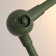 Jielde lamp 2 arms green hammered hammered