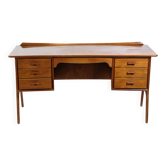 Desk Made In Teak By Svend Aage Madsen  For Sigurd Hansen From 1960s
