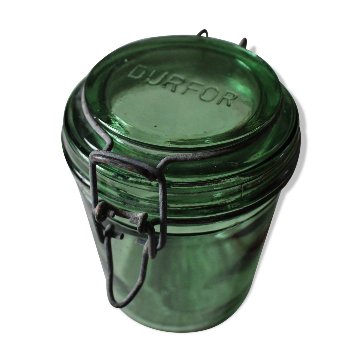 Bocal green glass DurFor