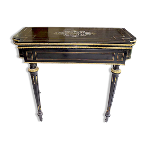 table marqueterie Napoleon - iii