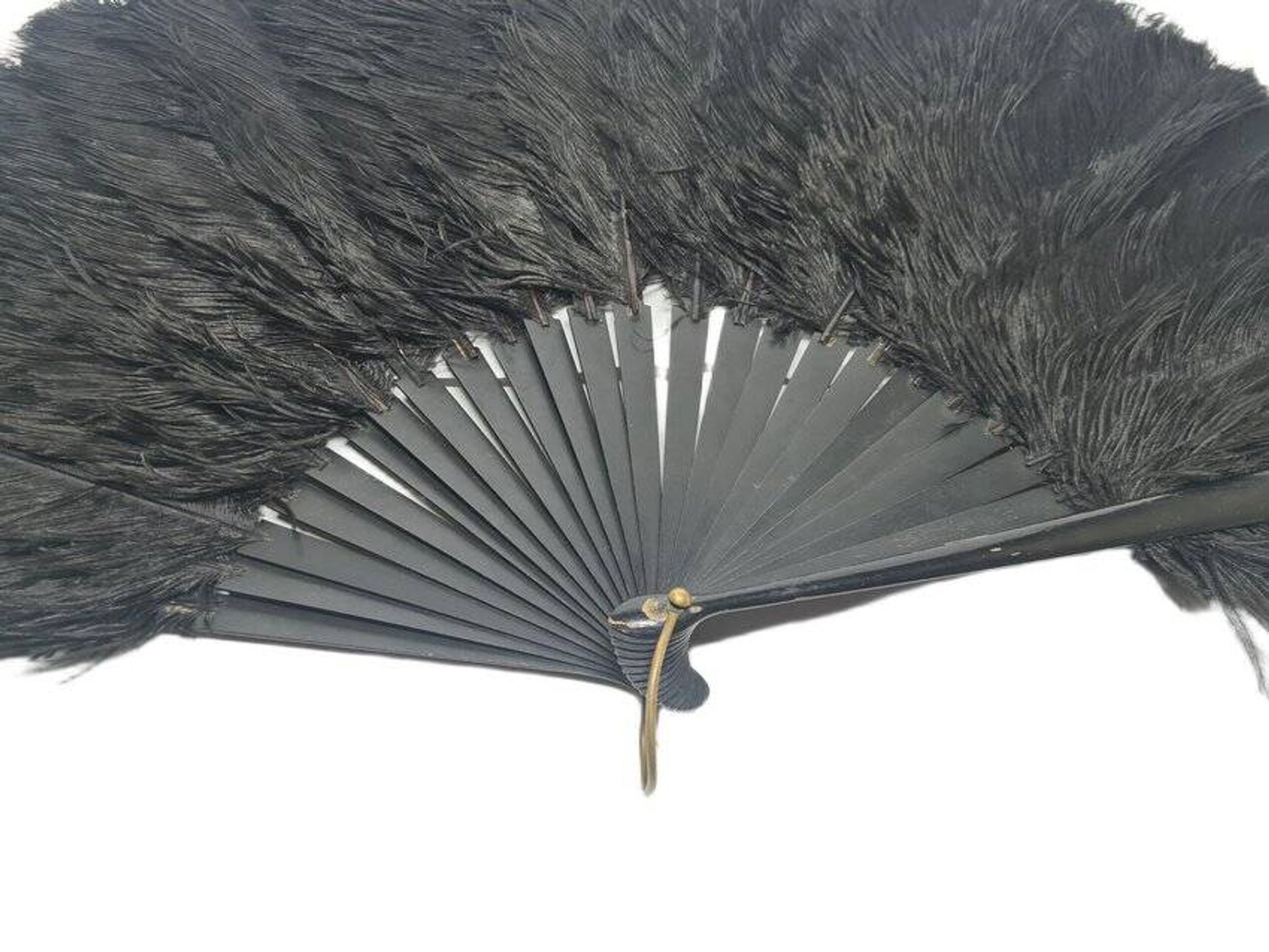 Art Deco Polish Austria feather fan, 1920s
