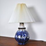 Glazed ceramic handmade Danish Mid-Century Modern Table Lamp