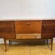Mid-Century Retro Vintage Teak Sideboard by Stonehill Early 1960s  With Bar