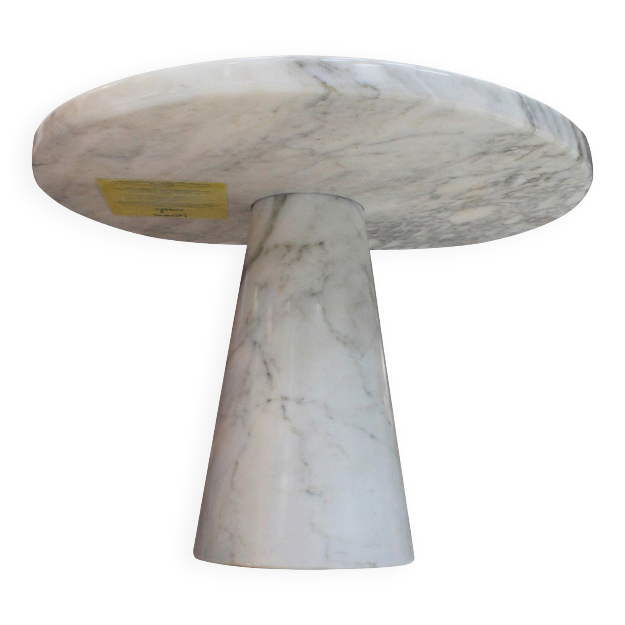 Angelo Mangiarotti Mid-Century Modern Serie Eros Marble Italian Side Table