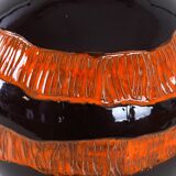 Ceramic vase, Italian design, 1960s, made in Italy