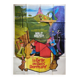 Movie poster "Sleeping Beauty" Walt Disney 120x160cm 1970