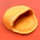 Salt dish yellow glazed ceramic