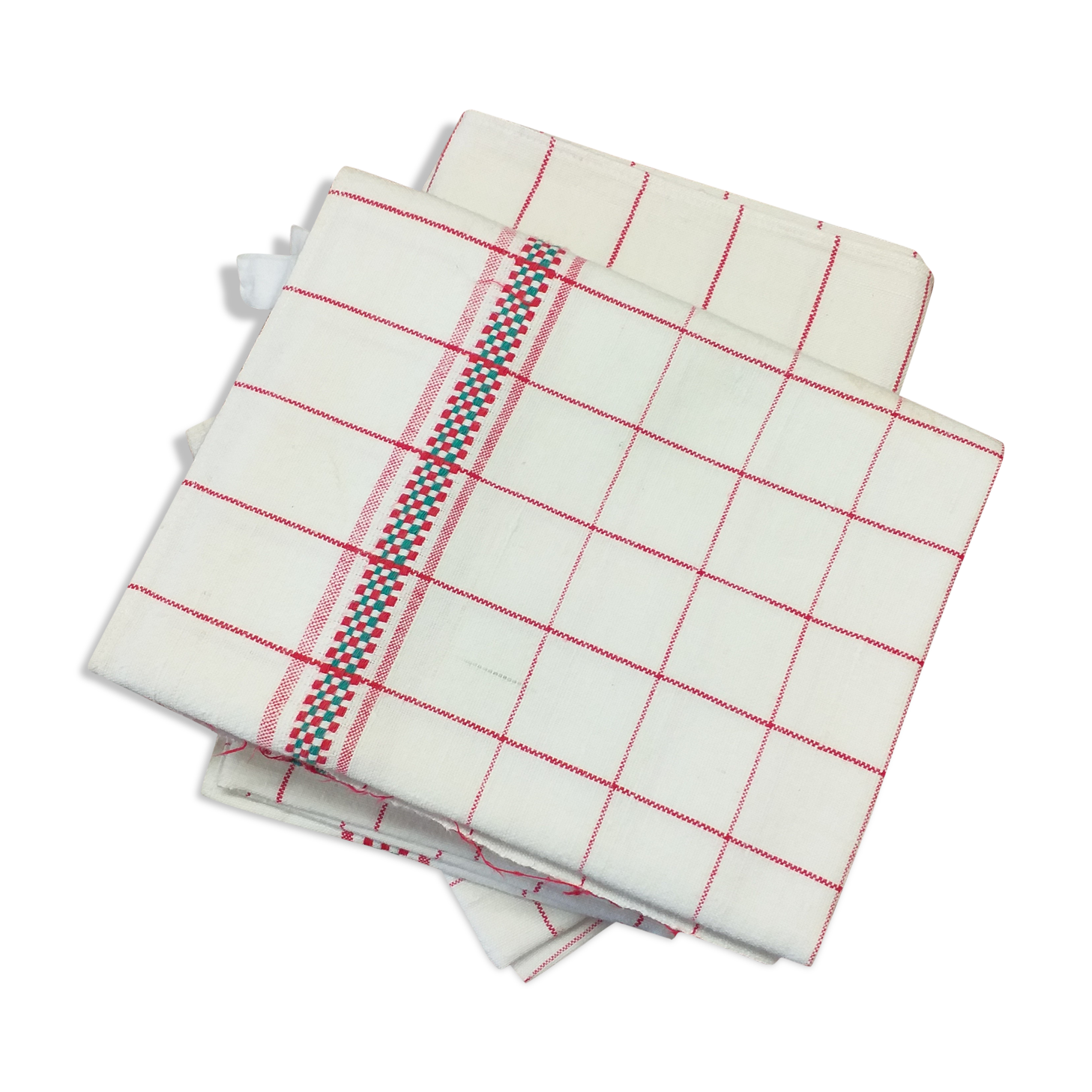 Lot of 6 old tea towels