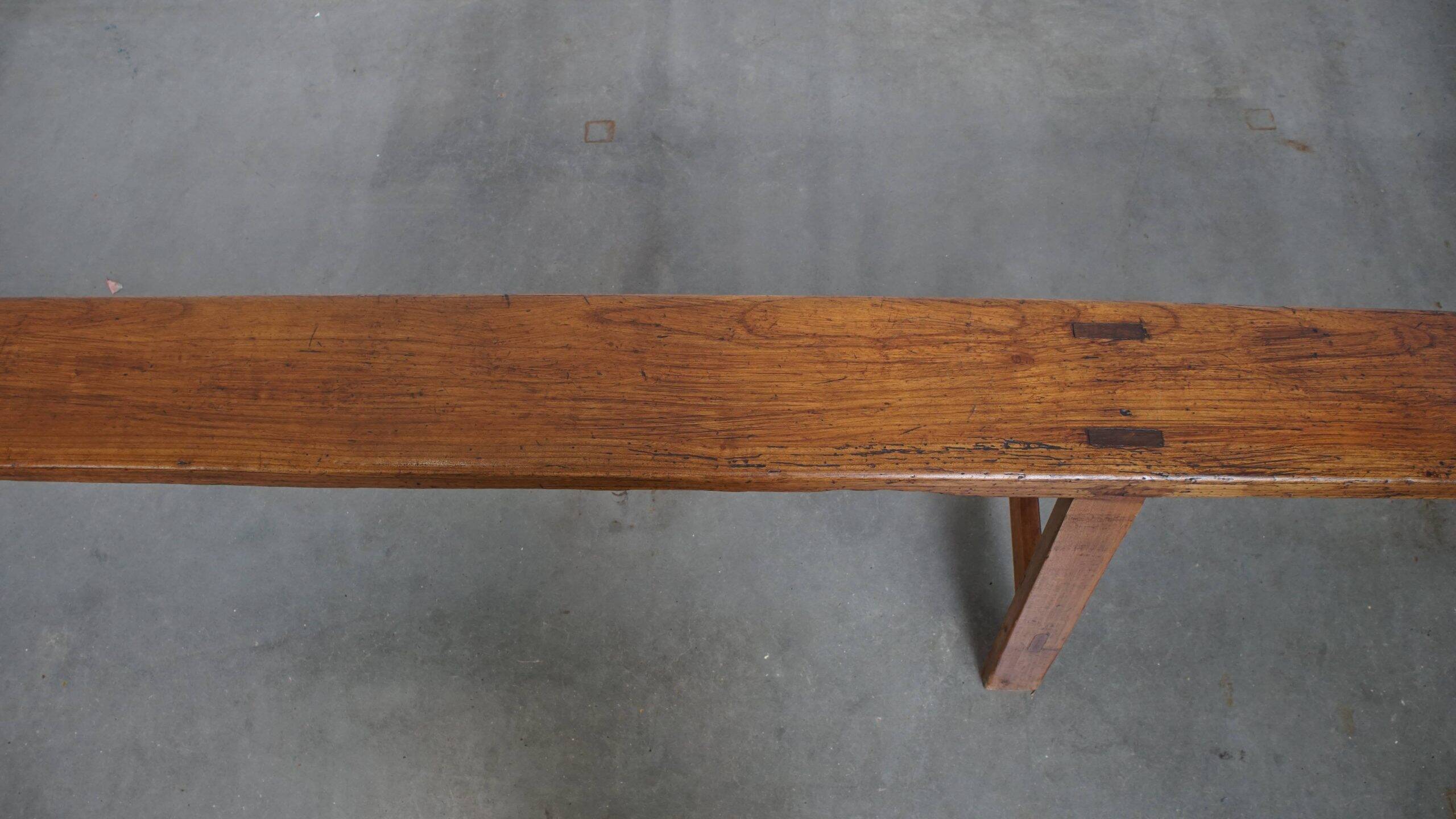 Banc antique en bois, France