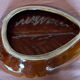 Vintage Vallauris leaf fruit bowl