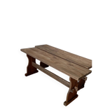 Pair of antique benches