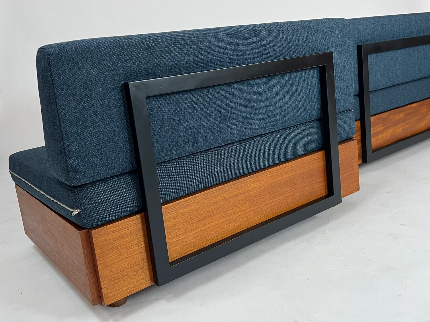 Danish teak modular sofa couch by France & Son mid-century design 60s