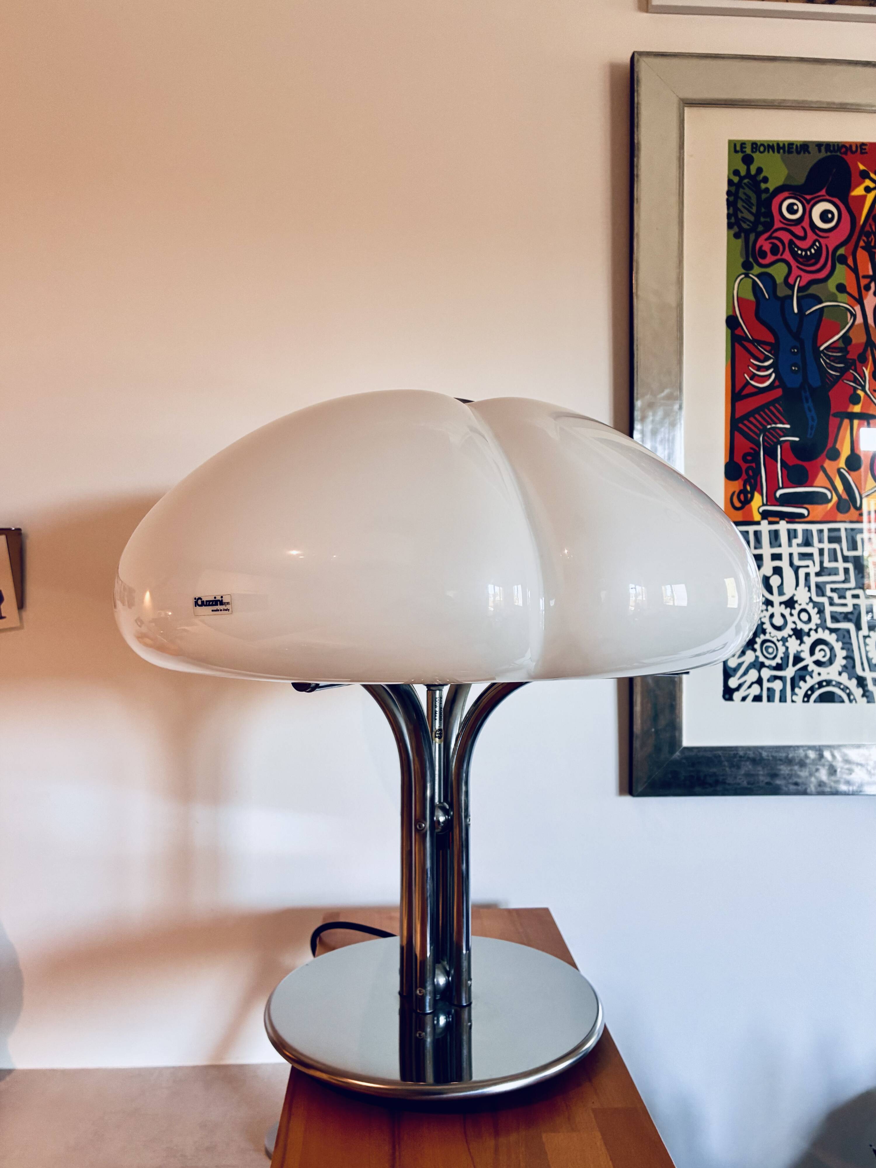 Quadrifoglio table lamp for iGuzzini vintage 1970s
