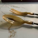 Box of 2 salad servers antique