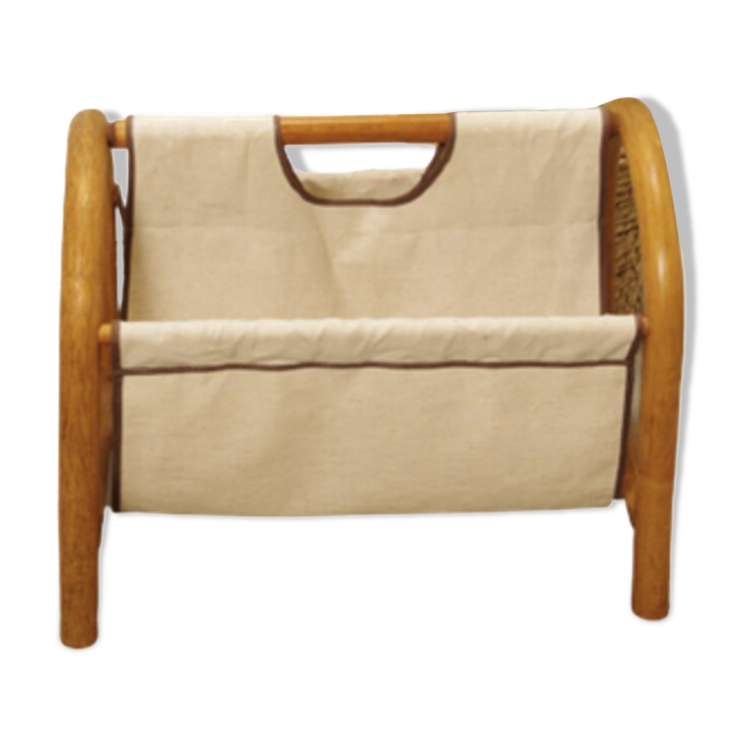 Vintage wooden magazine racks
