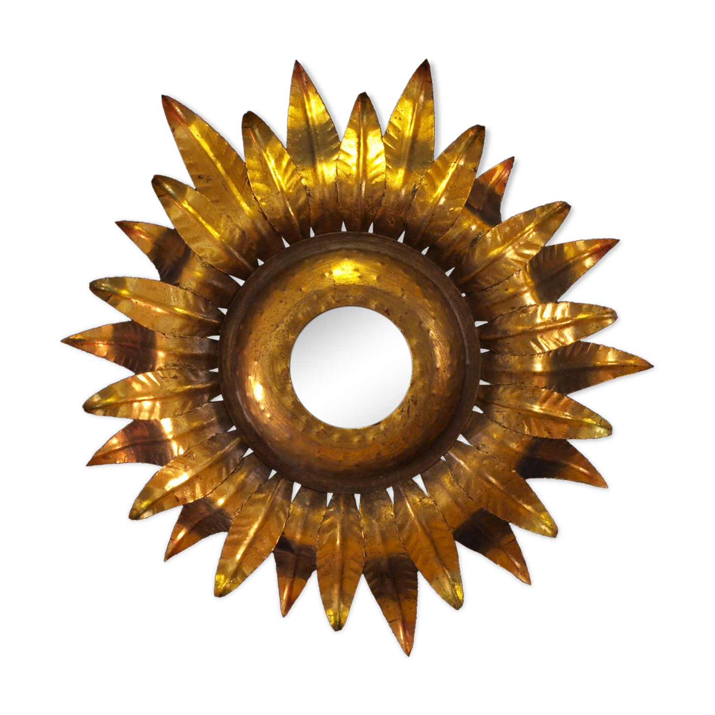 Applique ou plafonnier soleil à motif de feuillage dans un style florentin