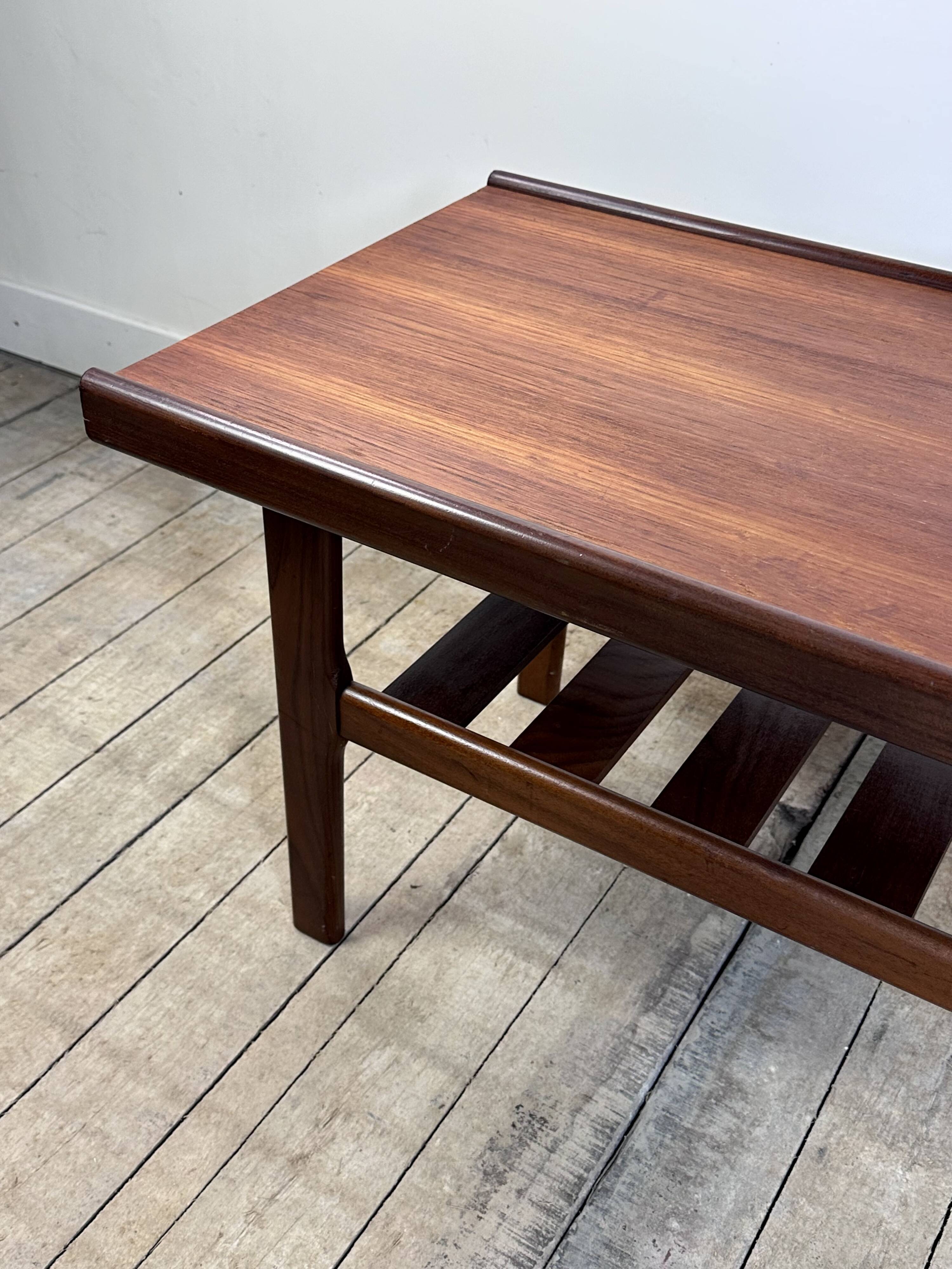 English Myer teak coffee table 1960