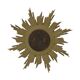 Large Deknudt Sunburst Gold Leaf Sun Mirror Sixties
