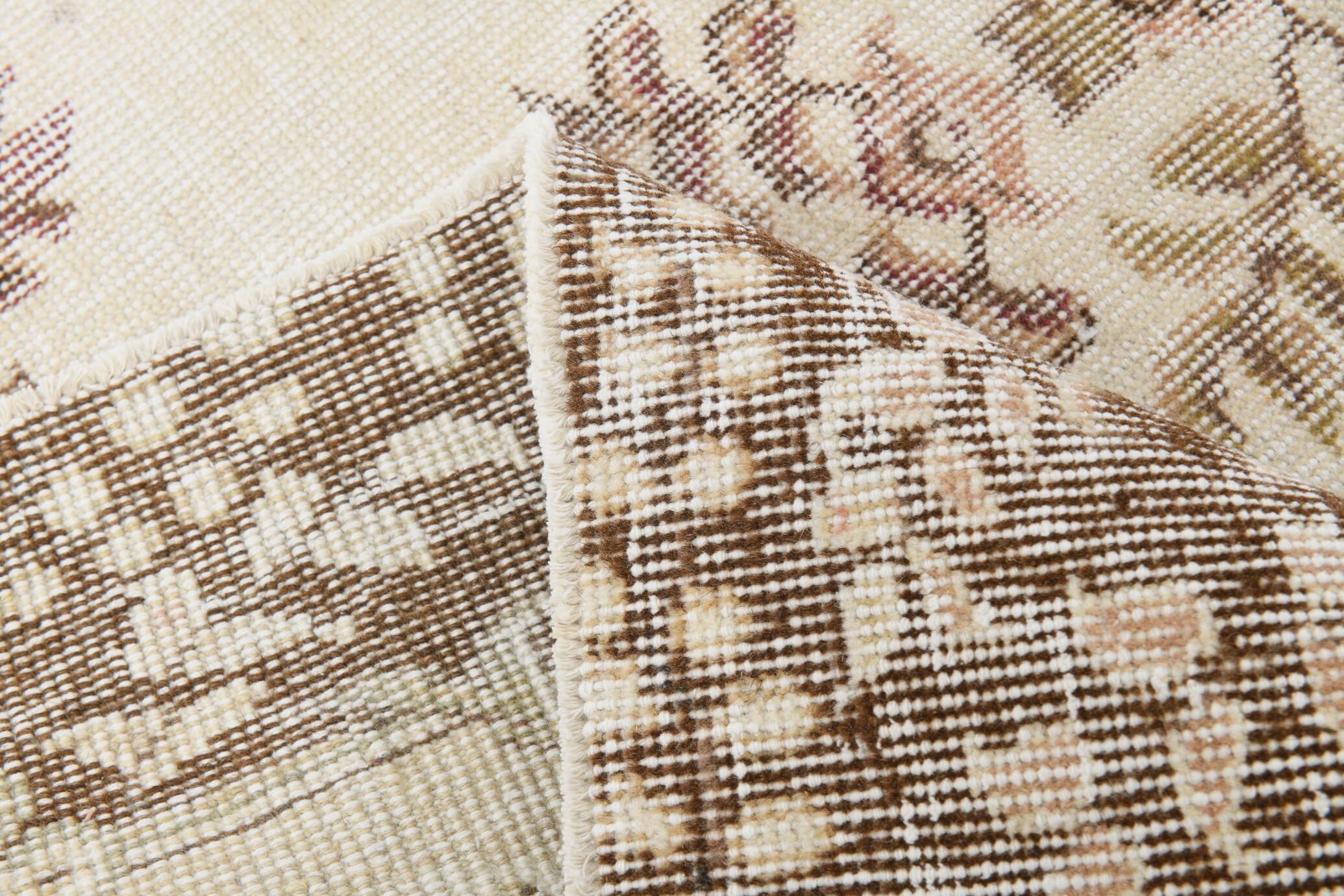 5x9 Rug For Living Room Brown Vintage Rug, 170x272Cm SK 5105