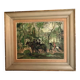 Oil on cardboard, signed E. Wiethase, 1950