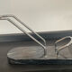 Vintage bottle holder in marble and metal