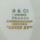 Porcelain sauciere from Limoges Bernardaud model louis xv
