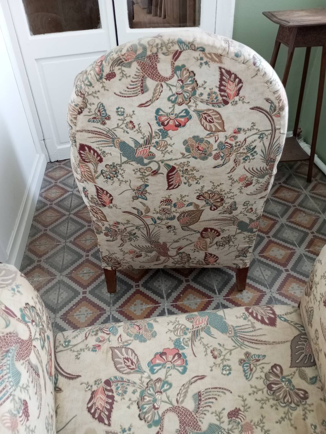 Pair of art deco armchairs