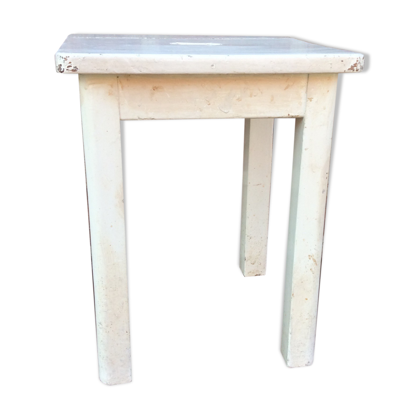 Rustic shabby chic stool 1950
