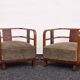 Lajos Kozma, importants fauteuils Art Déco de Budapest Werkstatte, années 1930