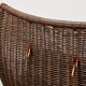 Gerard van den Berg Lounge Chair in Rattan and Leather for Montis 1970s