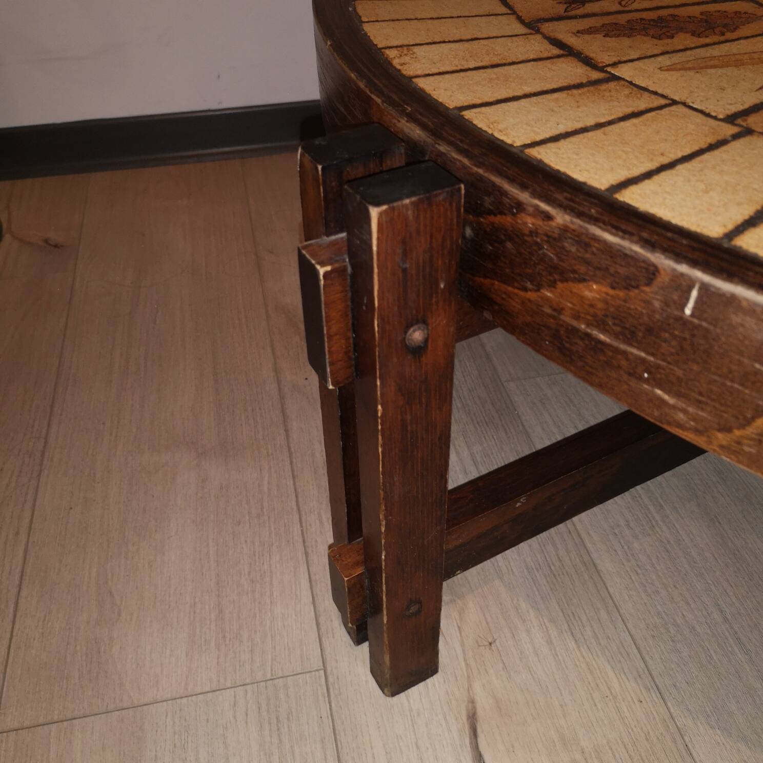 garrigue ceramic coffee table 1970 signed roger capron