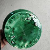 Green and blue lava ceramic pot pitcher