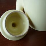Cafetière jaune en céramique vintage