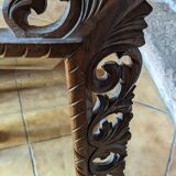 Carved wooden frame mirror