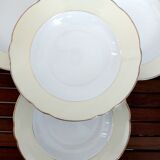 4 assiettes creuses Sarreguemines Hugues
