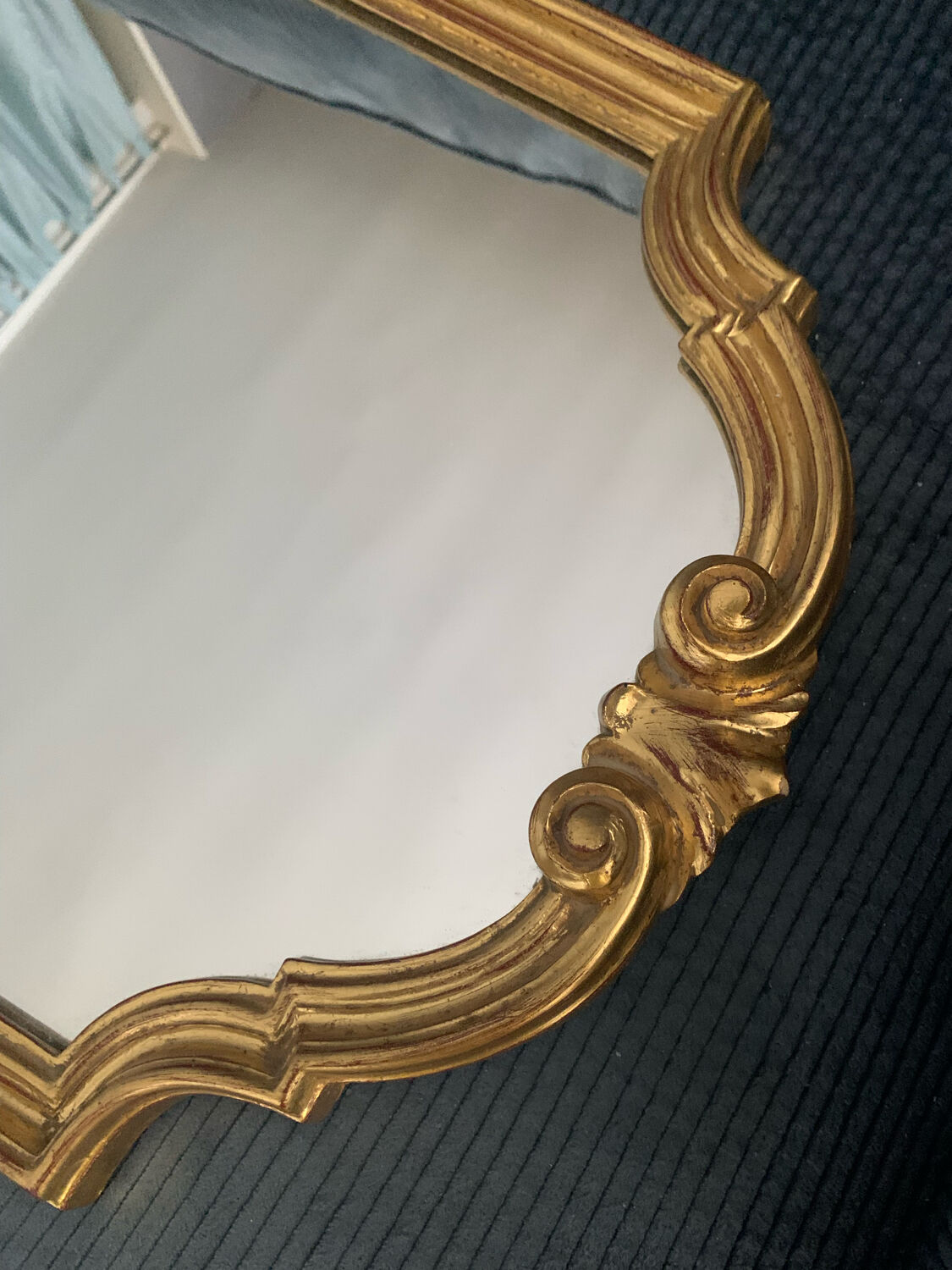 Large mirror gilded frame