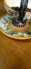 Small Cup and Saucer Majolica Fantechi Sesto Fiorentino Antique
