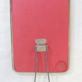 Former Barber Mirror in Metal to Pose Vintage  20 X 14, 5 cm