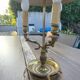 Vintage Bouillotte Lamp in Bronze – Empire/Directoire Style – Signed F.B.
