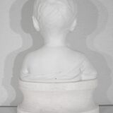 Children's bust in biscuit of limoges – early twentieth century