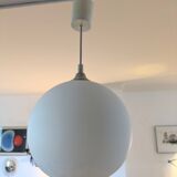 Pendant lamp opaline Lita design 70s