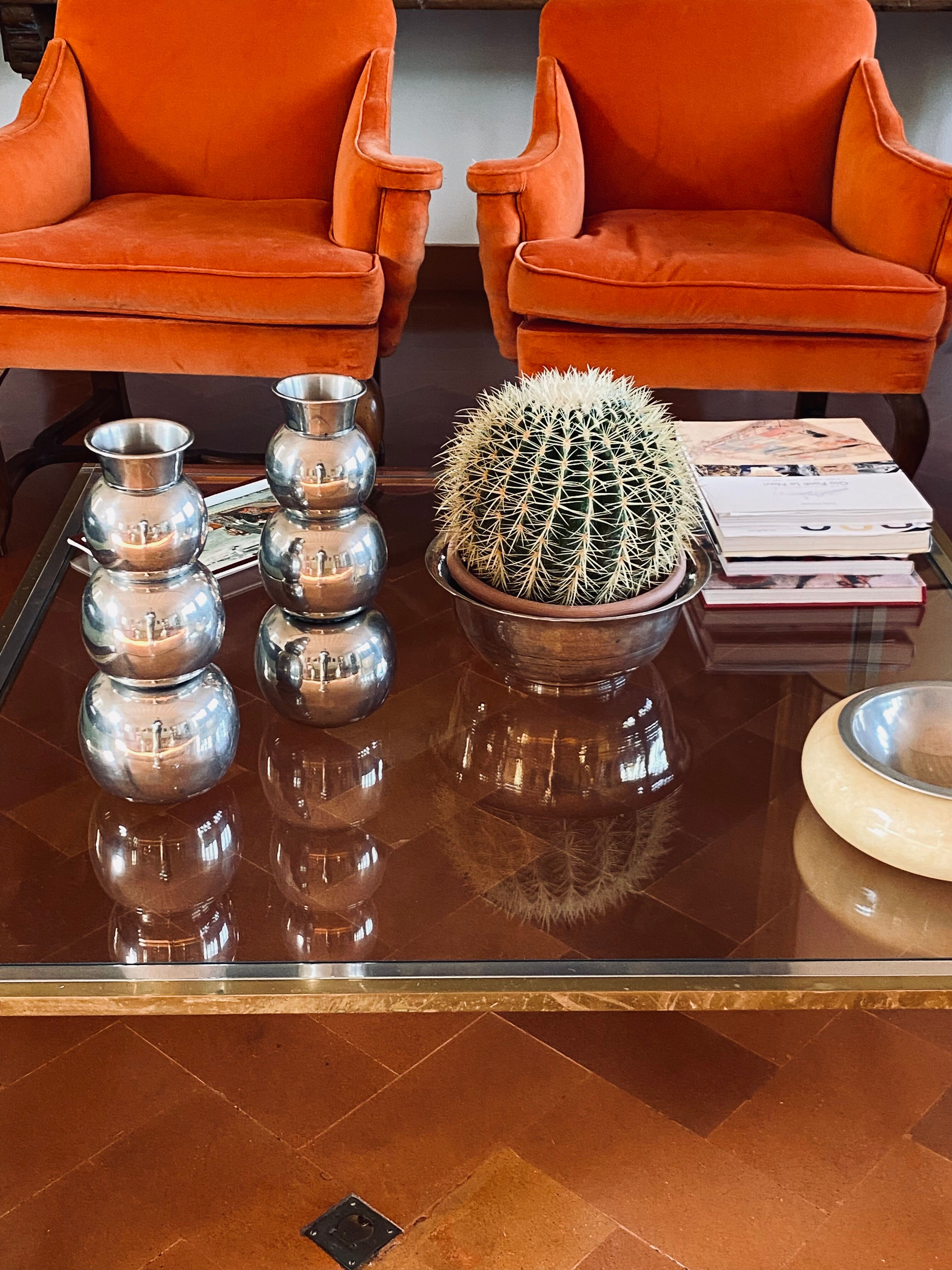 Modern pair of vases, Italy, ca. 1970s