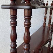 Library - turned wooden shelf