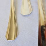 6 Christofle art deco style silver plated forks