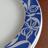 3 plates Digoin Sarreguemines Floral model
