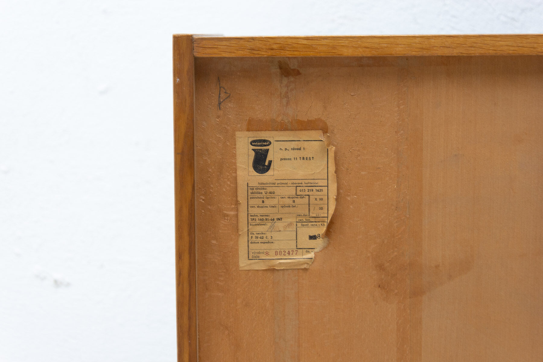 Mid Century U-460 sideboard by Jiří Jiroutek for Interiér Praha, Czechoslovakia
