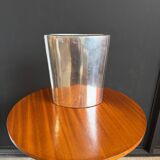 Brushed aluminium vase from the 1980s.
