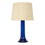 Lampe en cristal bleu cobalt Luxus Vittsjö Sweden.
