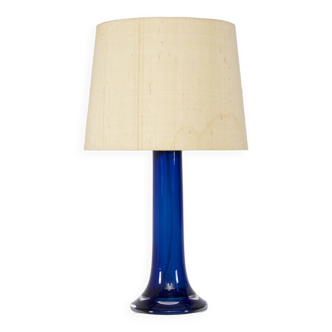 Luxus cobalt blue crystal lamp Vittsjö Sweden.